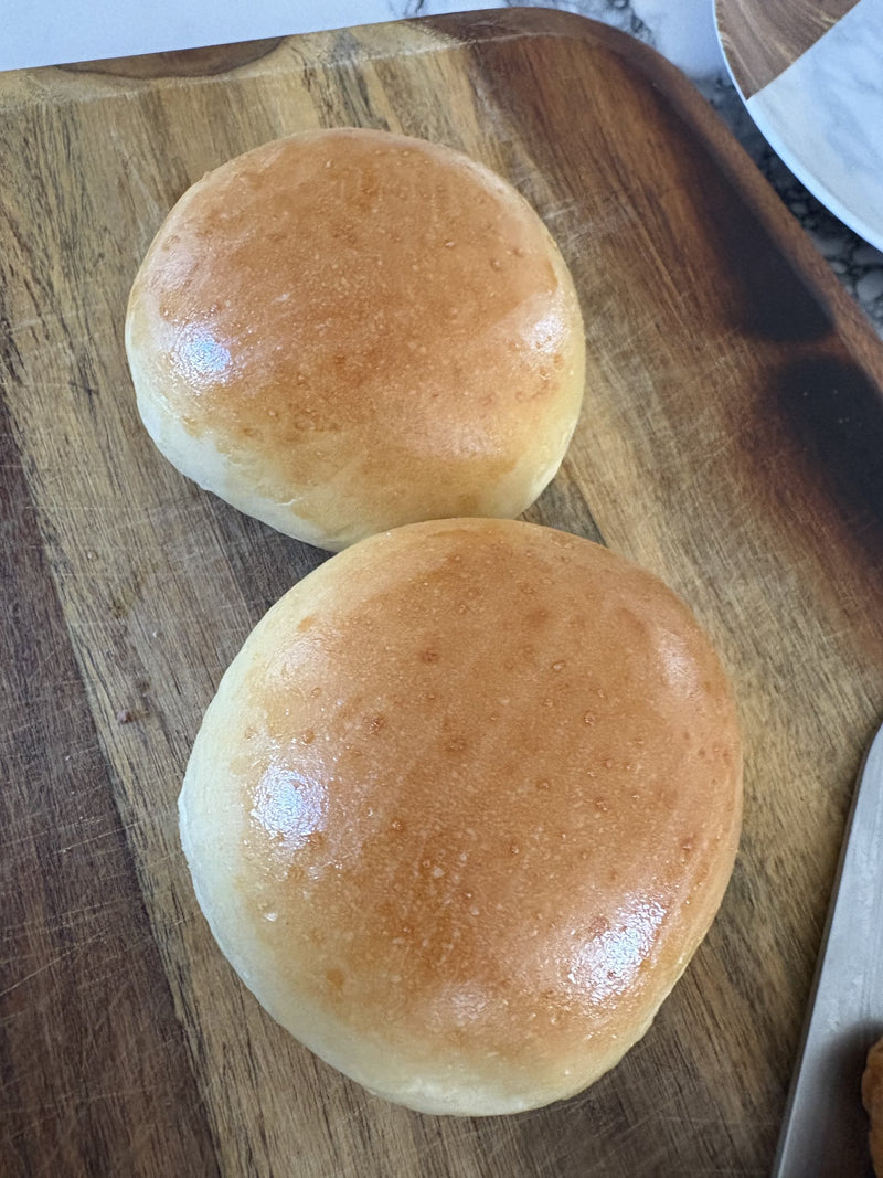 Sourdough Burger & Hot Dog Buns (dozen)